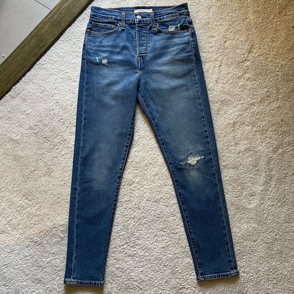 Levi's Denim - Levi's Wedgie Skinny Distressed High Rise Women Jeans Size 28